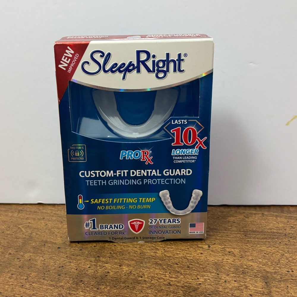 SleepRight ProRx Custom-Fit Dental Guard Nighttime Teeth Grinding Protection Cl